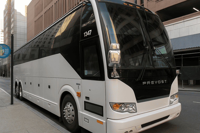 a Winter Haven Charter Bus coach bus