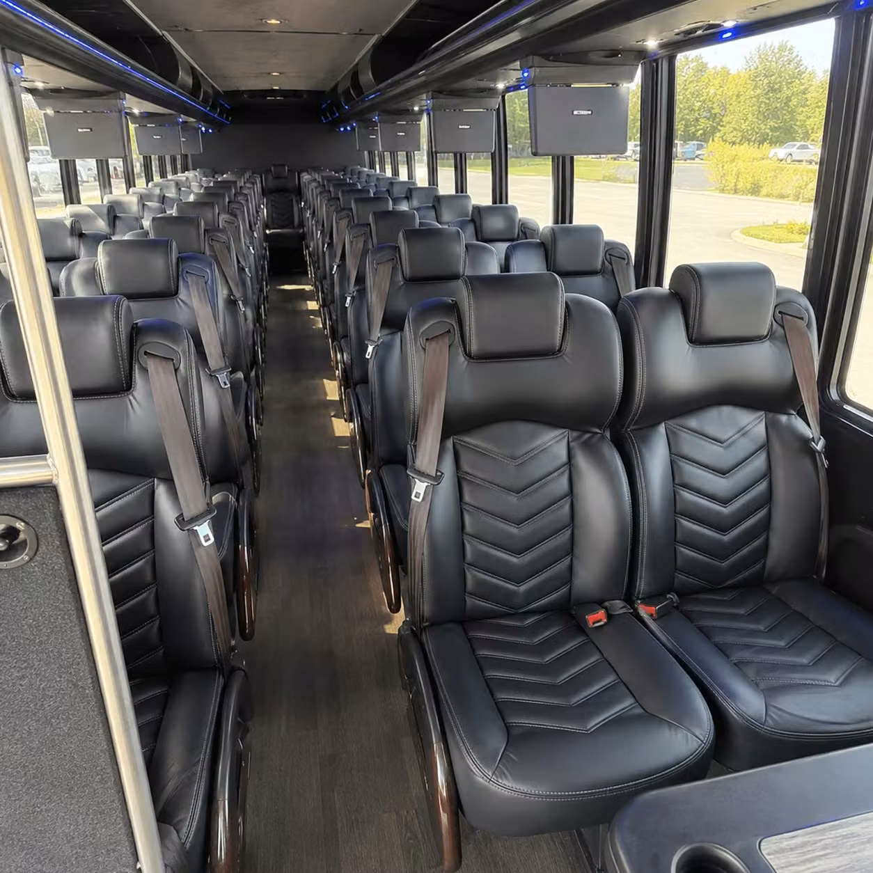 35 passenger minibus inside