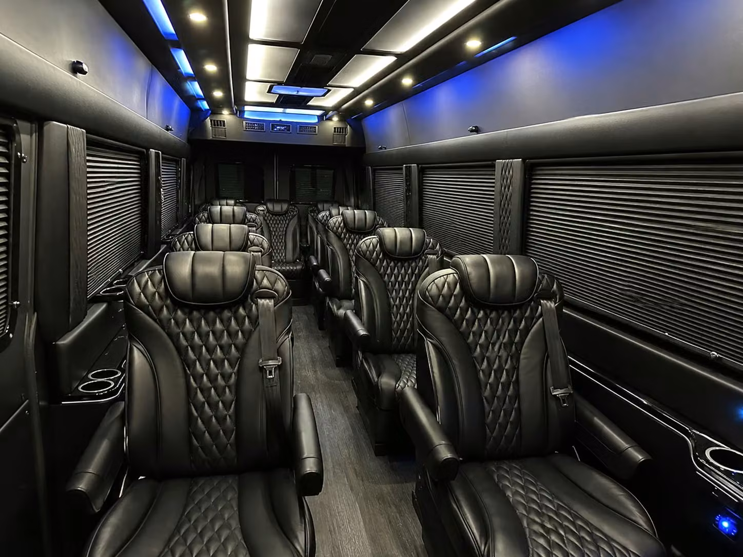 sprinter van with driver inside