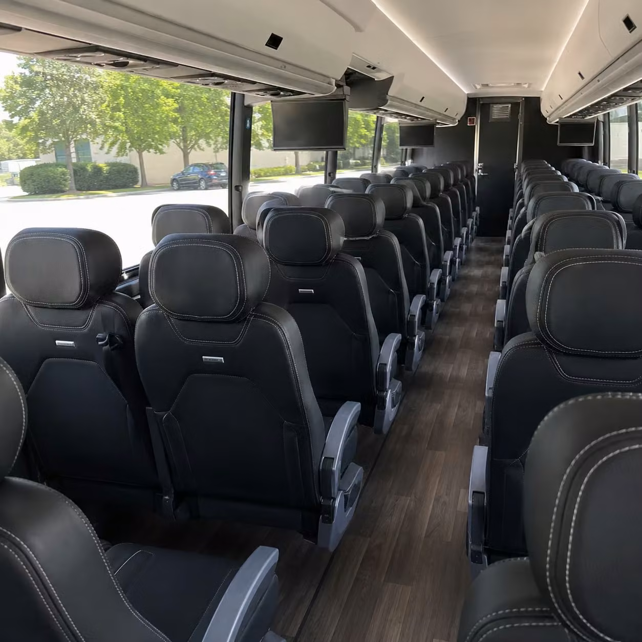 winter haven charter bus interior